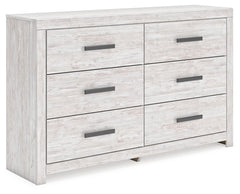Cayboni - Six Drawer Dresser - Whitewash