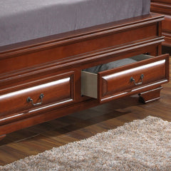 Glory Furniture - LaVita - Faux Leather Upholstered Storage Bed