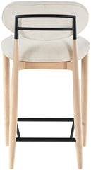 Riccio - Upholstered Stool - Cream
