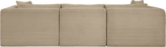 Shaggy - Fabric 3 Seat Modular Sofa
