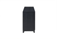 Lily - 72" Entertainment Unit With LED, Speakers, Crystal Inserts - Dark Gray