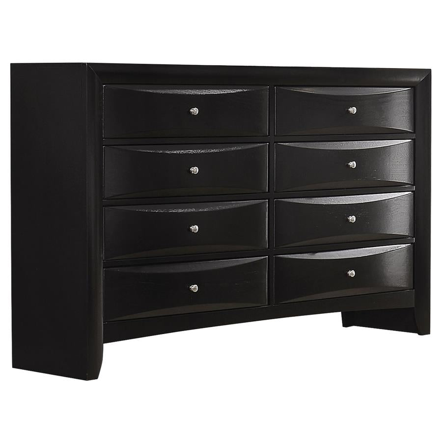 Briana Black California King Bed 5 Pc Set - MyWaynesHome #