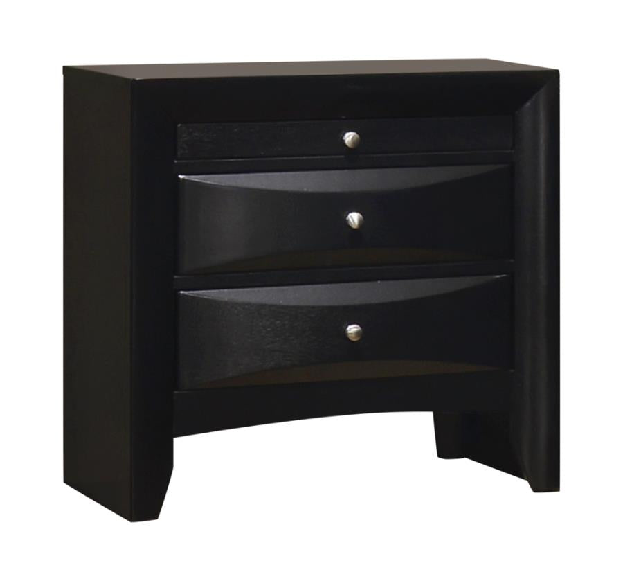 Briana Black Queen Bed 5 Pc Set - MyWaynesHome #