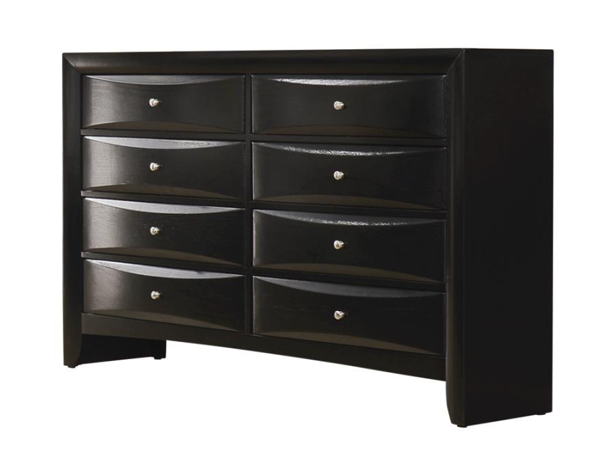 Briana Black Queen Bed 5 Pc Set - MyWaynesHome #