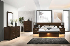 Jessica Brown Queen Bed 5 Pc Set - MyWaynesHome #