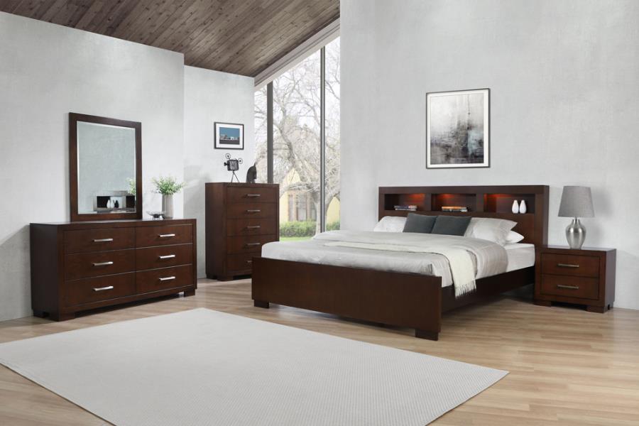 Jessica Brown Queen Bed 4 Pc Set - MyWaynesHome #