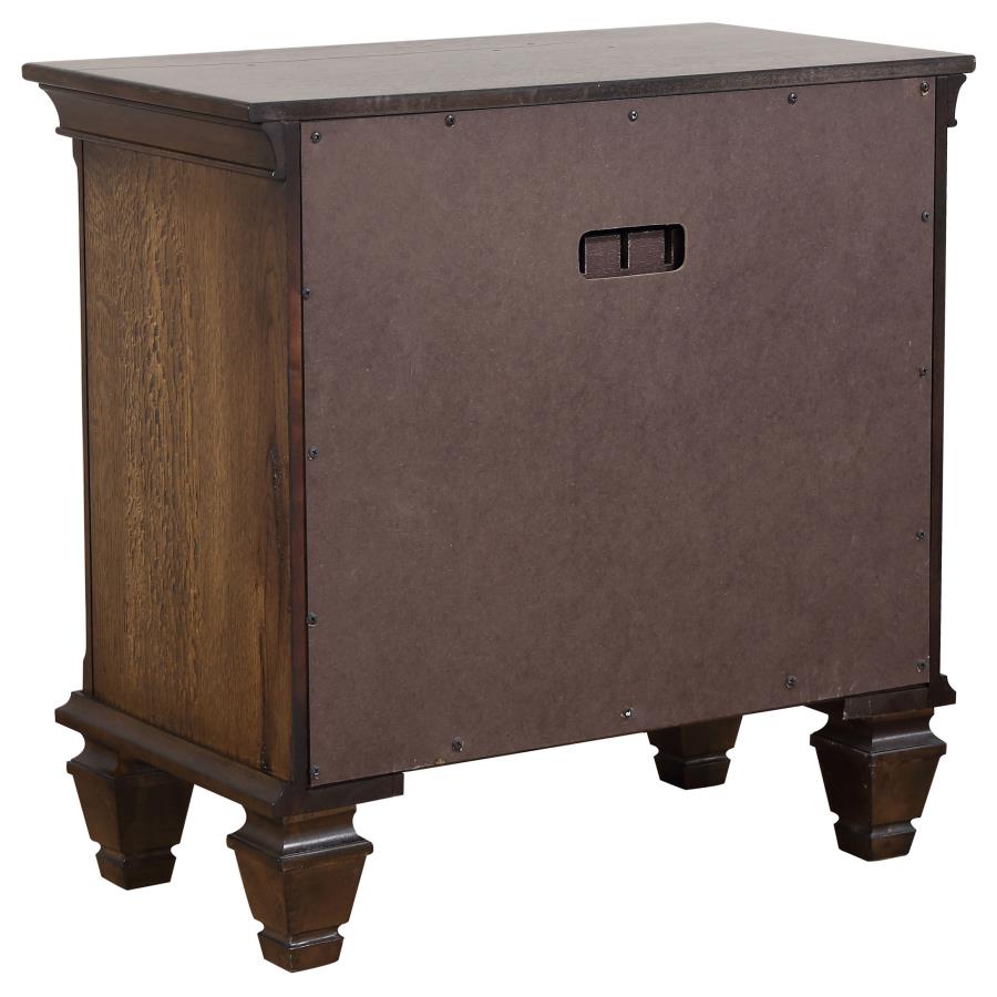 Franco Brown Eastern King Bed 4 Pc Set - MyWaynesHome #