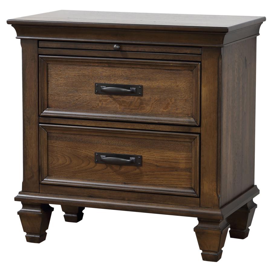 Franco Brown Nightstand - MyWaynesHome #