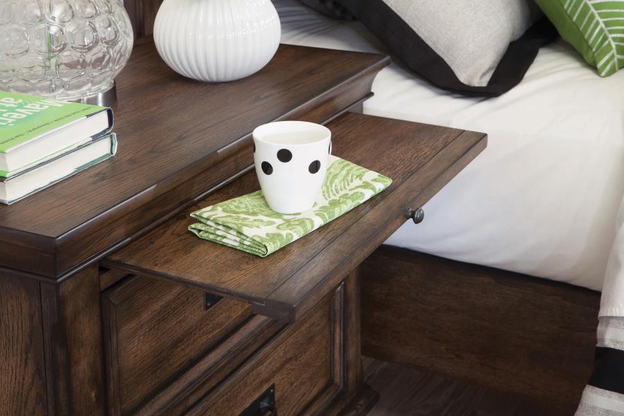 Franco Brown Nightstand - MyWaynesHome #