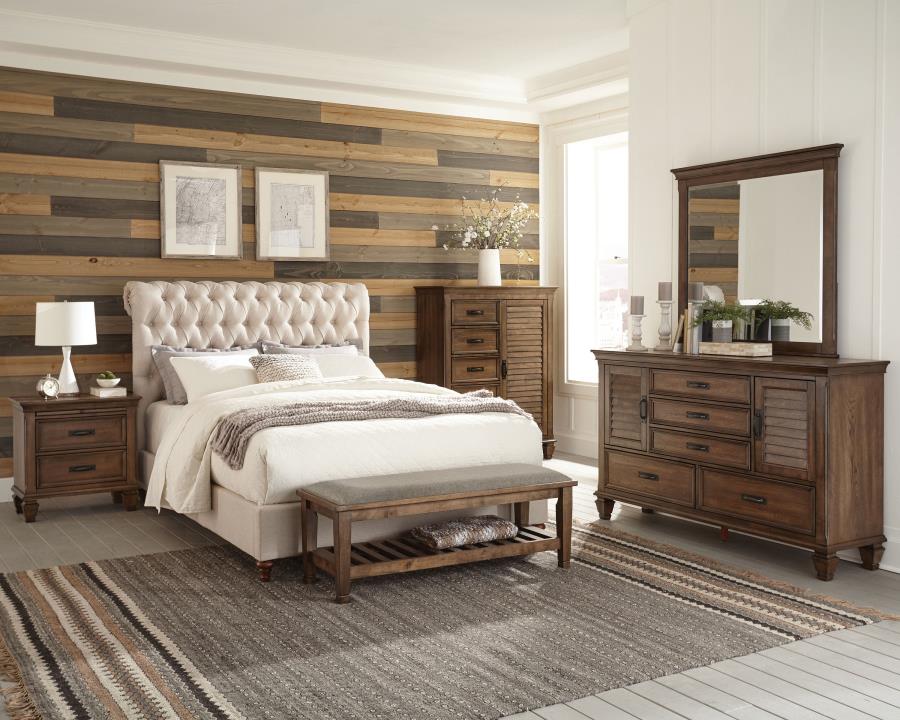 Franco Brown Bench - MyWaynesHome #