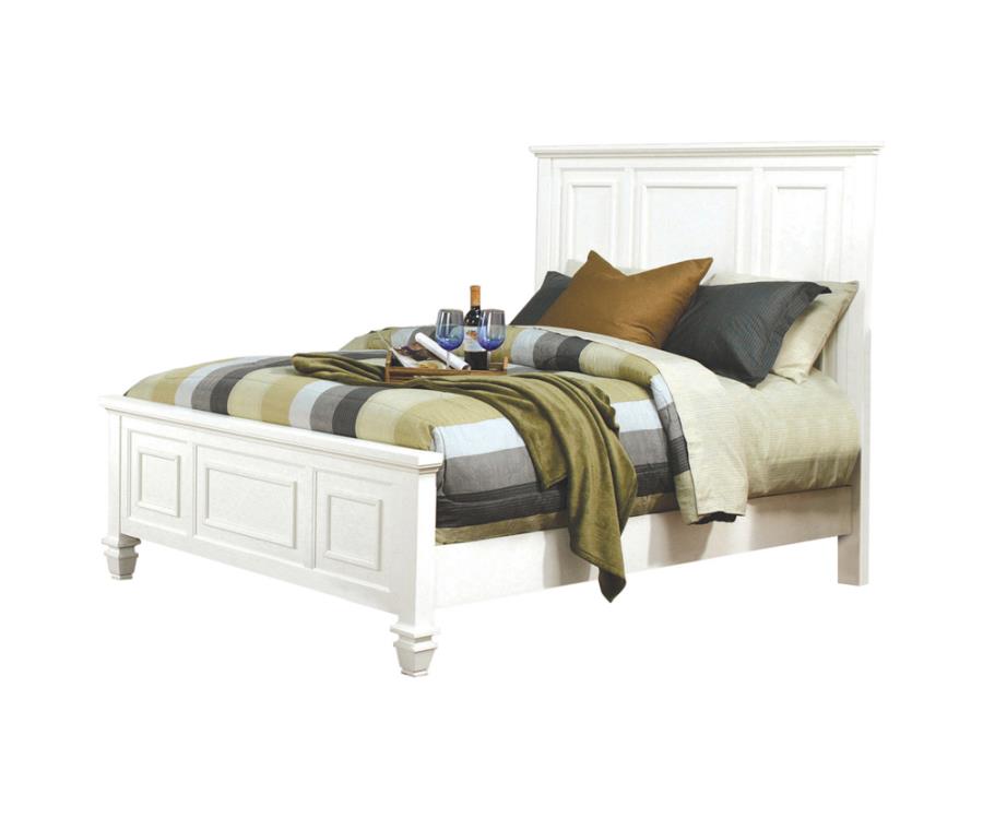 Sandy Beach Ivory Queen Bed 5 Pc Set - MyWaynesHome #