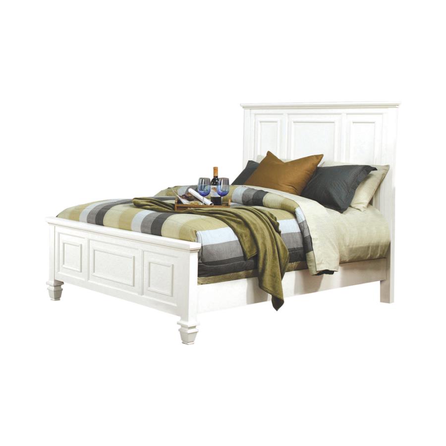 Sandy Beach Ivory California King Bed - MyWaynesHome #
