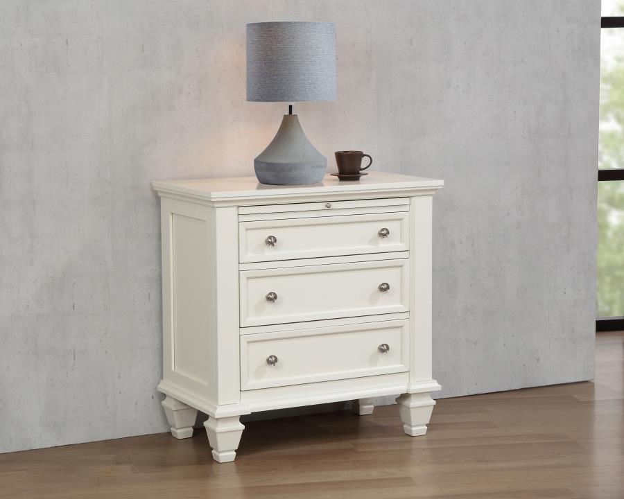 Sandy Beach Ivory Nightstand - MyWaynesHome #