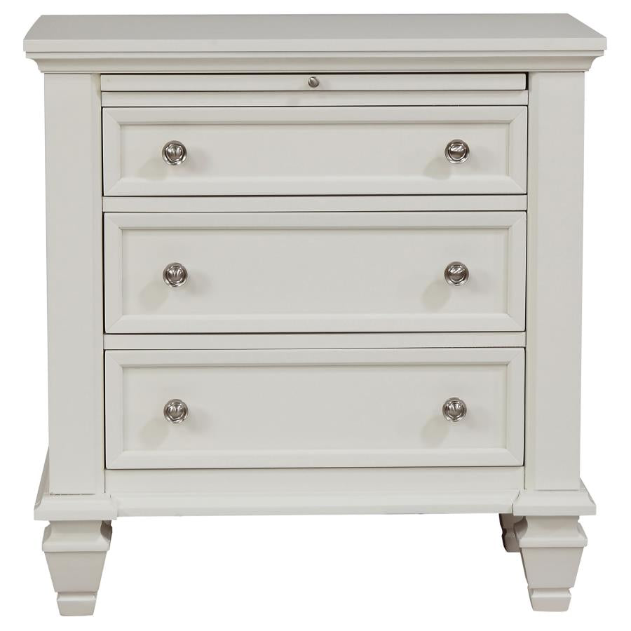 Sandy Beach Ivory Nightstand - MyWaynesHome #