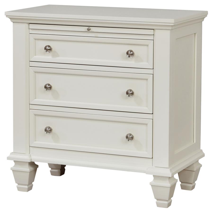 Sandy Beach Ivory Nightstand - MyWaynesHome #