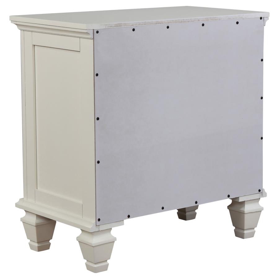 Sandy Beach Ivory Nightstand - MyWaynesHome #