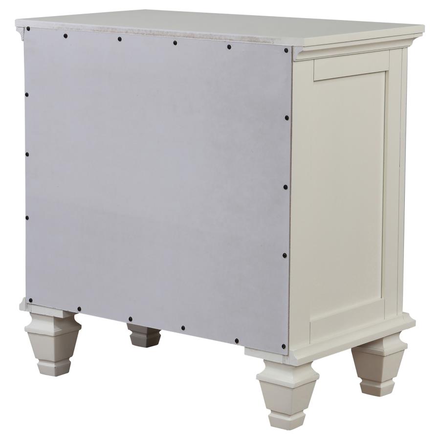 Sandy Beach Ivory Nightstand - MyWaynesHome #