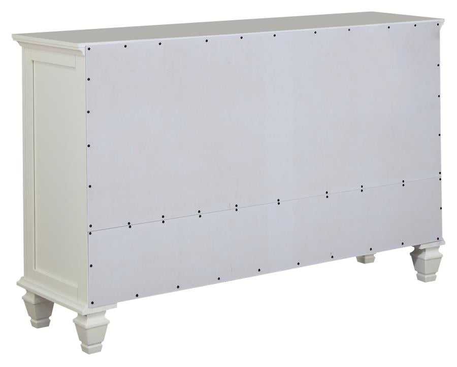Sandy Beach Ivory Queen Bed 5 Pc Set - MyWaynesHome #