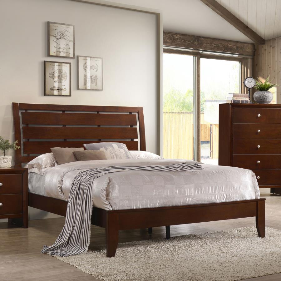 Serenity Brown California King Bed - MyWaynesHome #