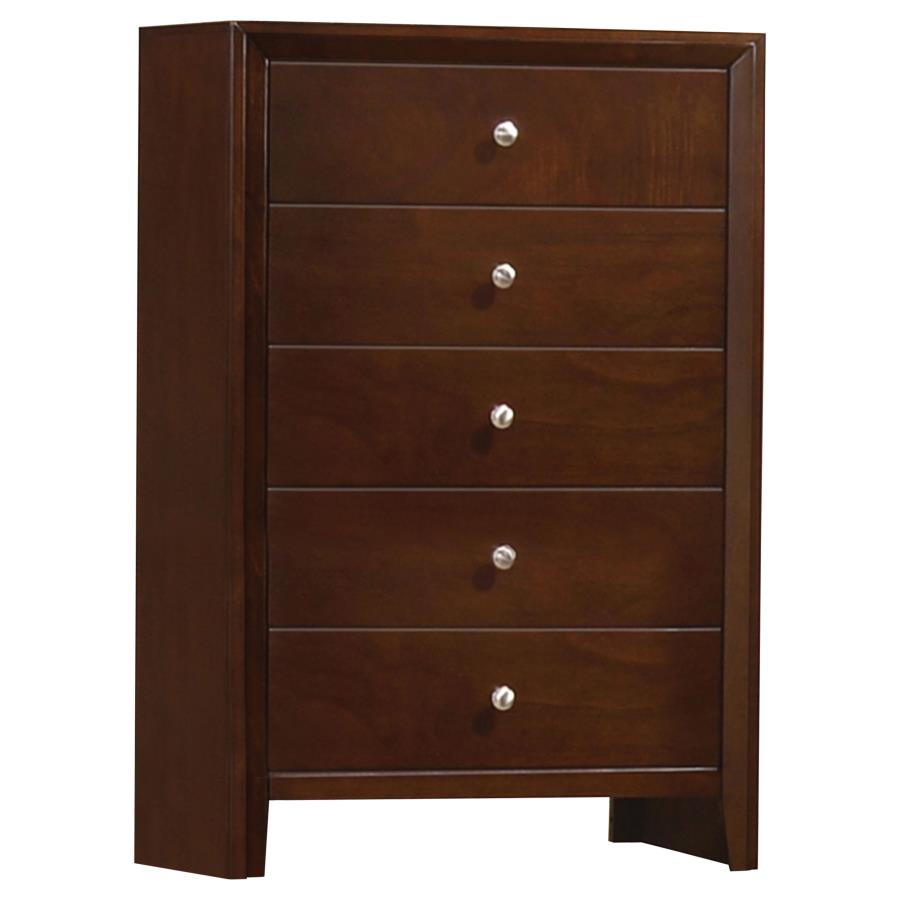 Serenity Brown Twin Bed 5 Pc Set - MyWaynesHome #