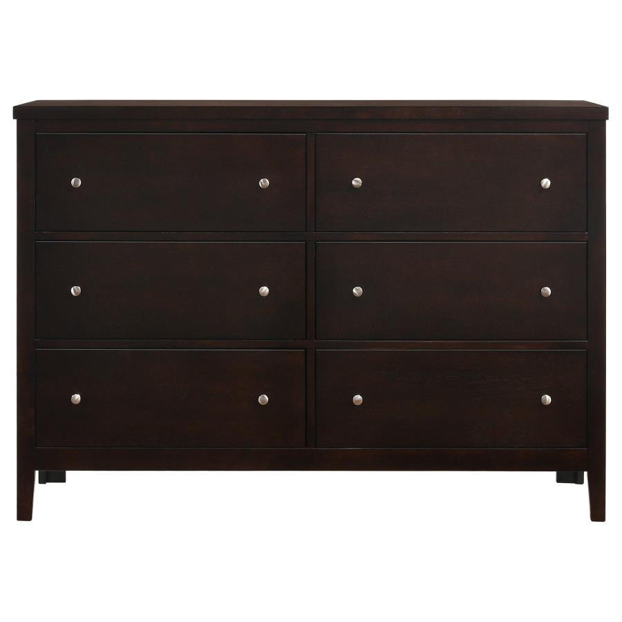 Carlton Brown California King Bed 5 Pc Set - MyWaynesHome #