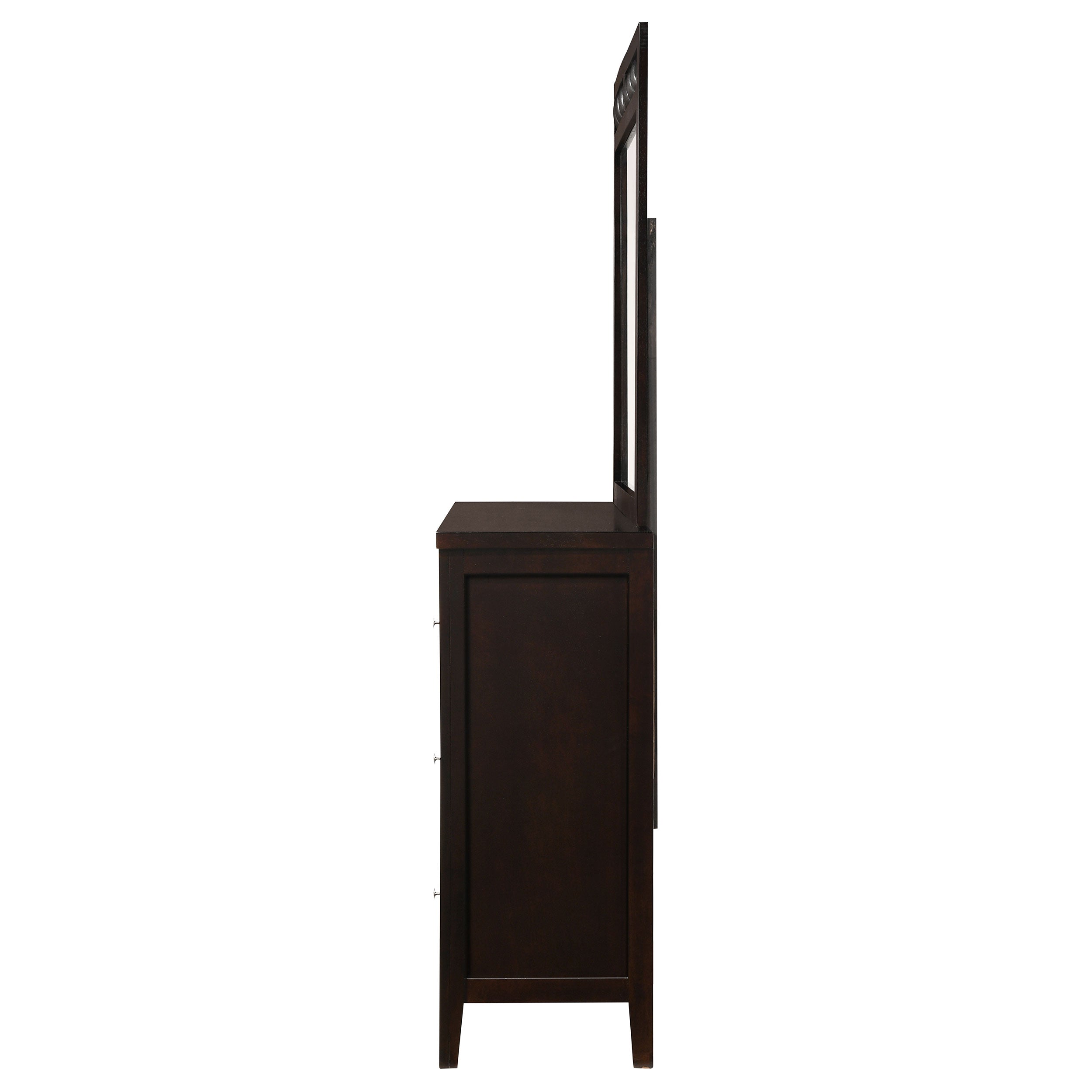 Carlton 6-drawer Dresser With Mirror Cappuccino - MyWaynesHome #