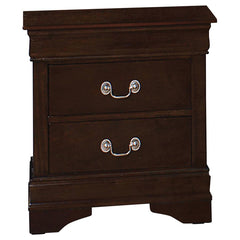 Louis Philippe Brown Twin Bed 4 Pc Set - MyWaynesHome #
