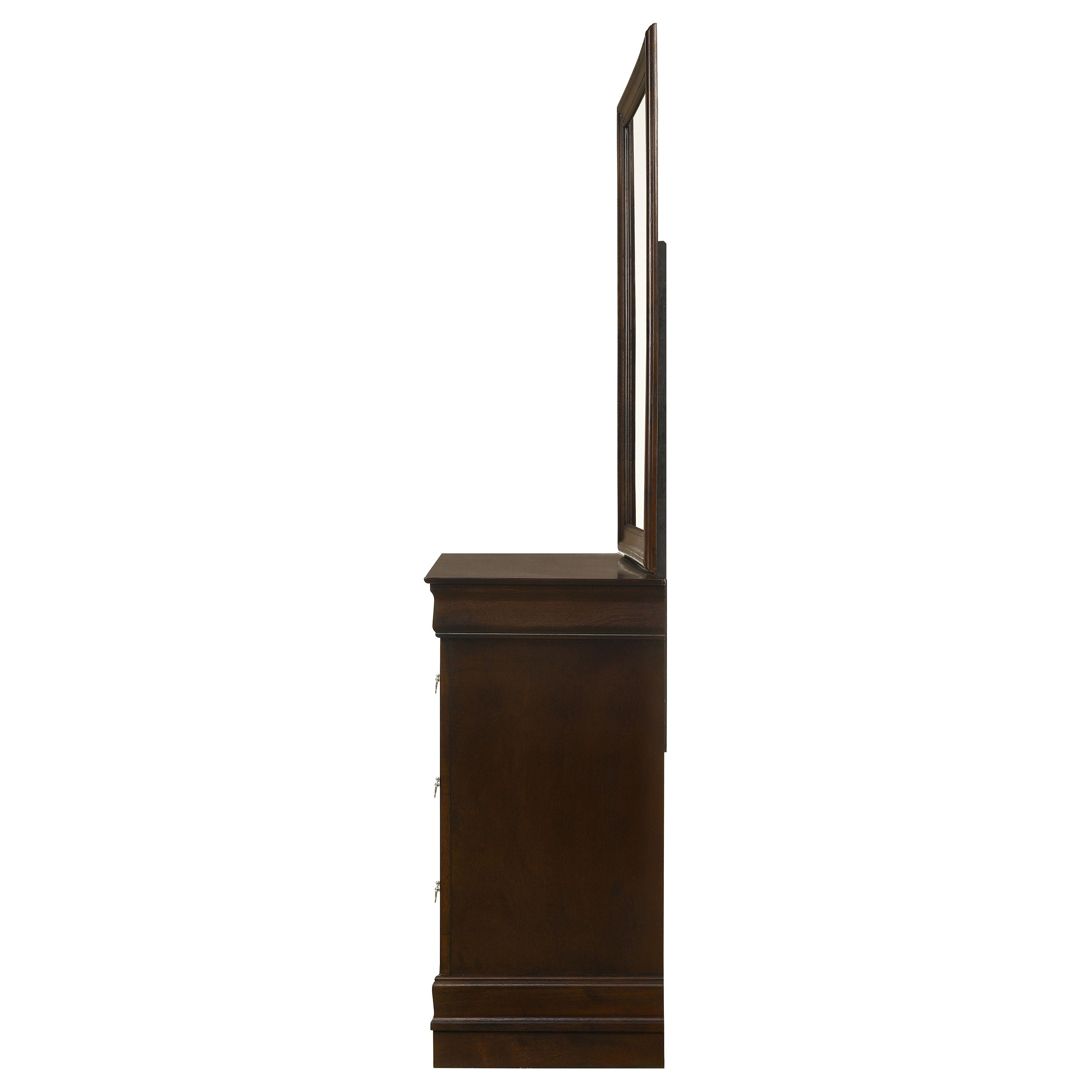 Louis Philippe 6-drawer Dresser With Mirror Cappuccino - MyWaynesHome #