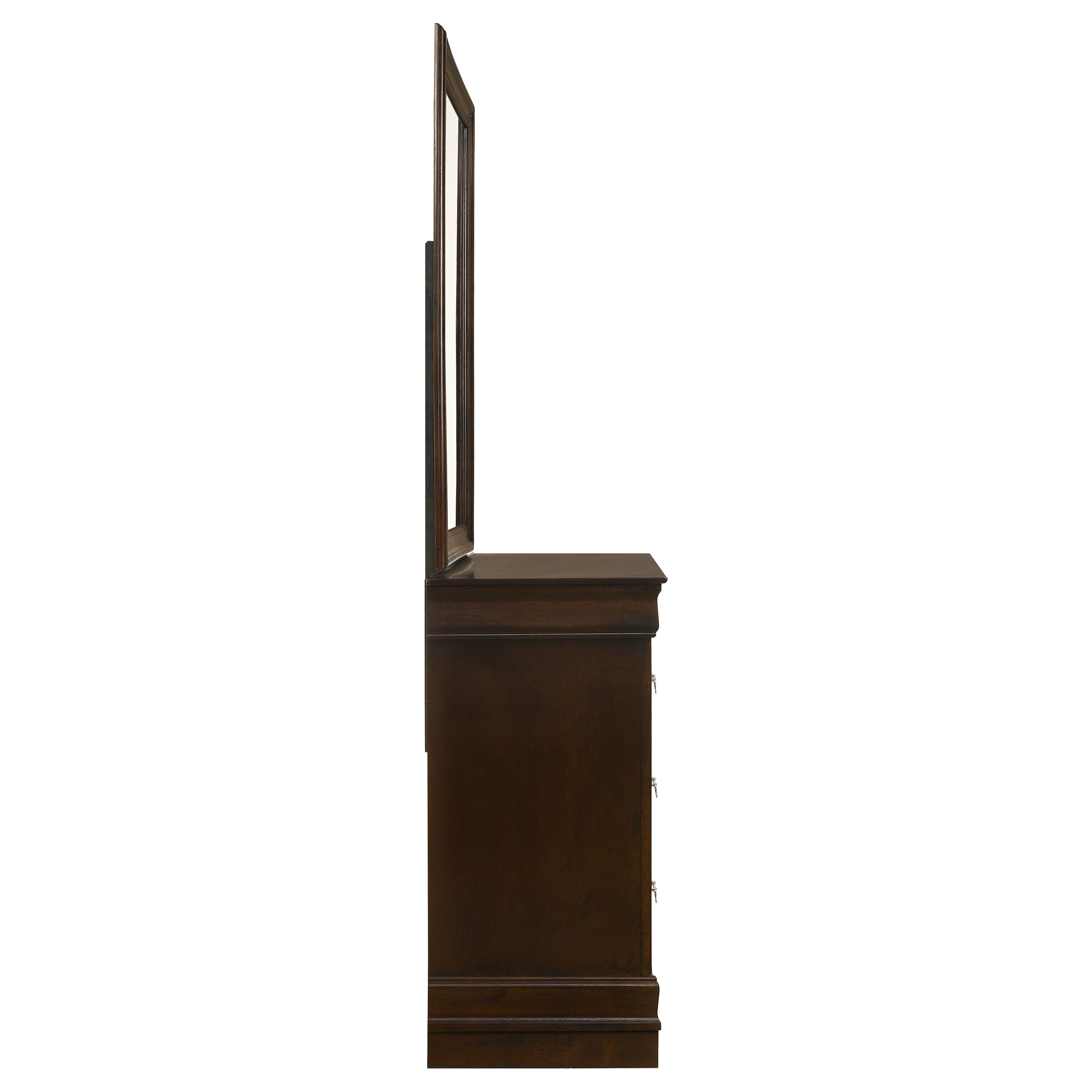 Louis Philippe 6-drawer Dresser With Mirror Cappuccino - MyWaynesHome #