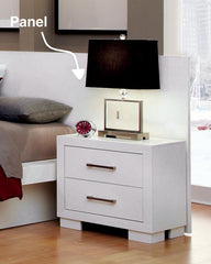 Jessica White Nightstand Back Panel - MyWaynesHome #