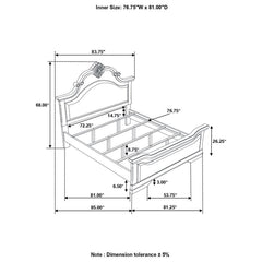 Cambridge Brown Eastern King Bed - MyWaynesHome #