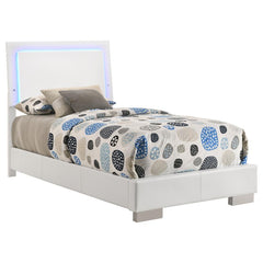 Felicity White Twin Bed - MyWaynesHome #