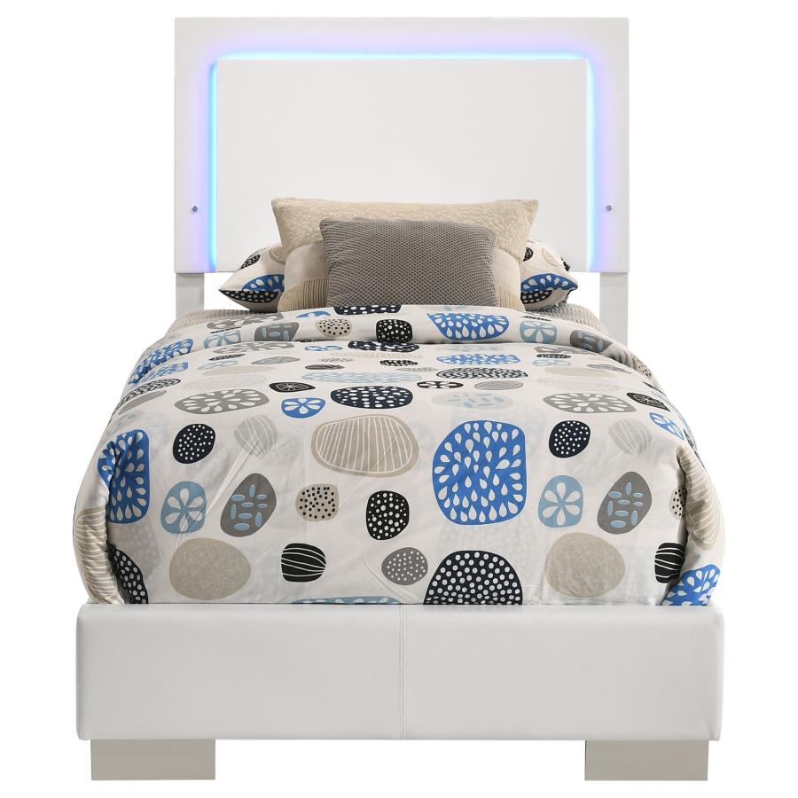 Felicity White Twin Bed - MyWaynesHome #