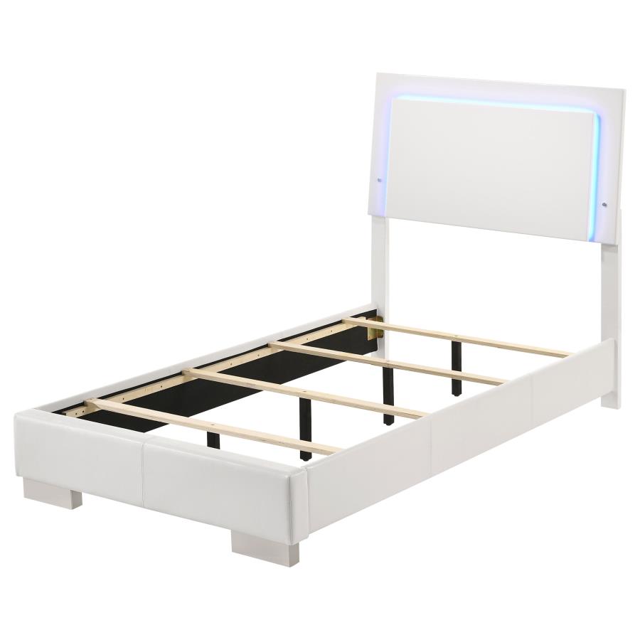 Felicity White Twin Bed - MyWaynesHome #