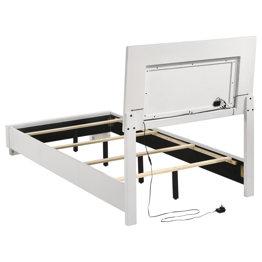 Felicity White Twin Bed - MyWaynesHome #