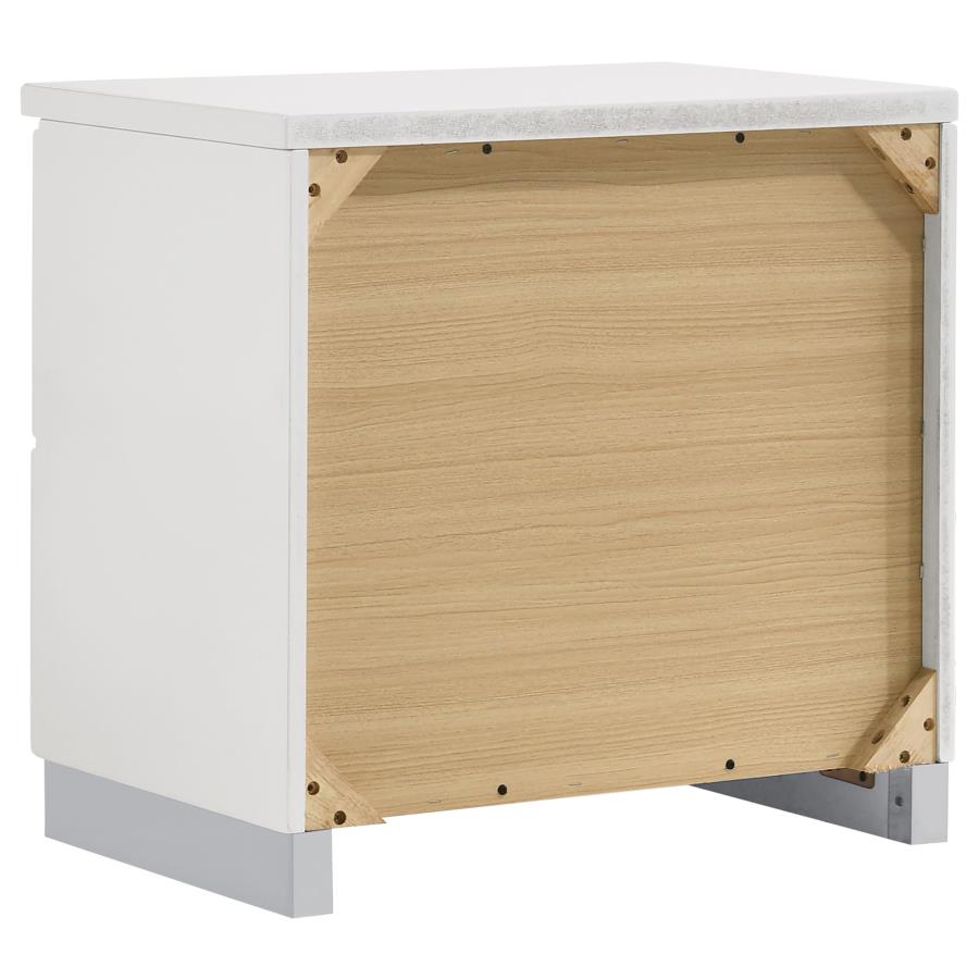 Felicity White Nightstand - MyWaynesHome #