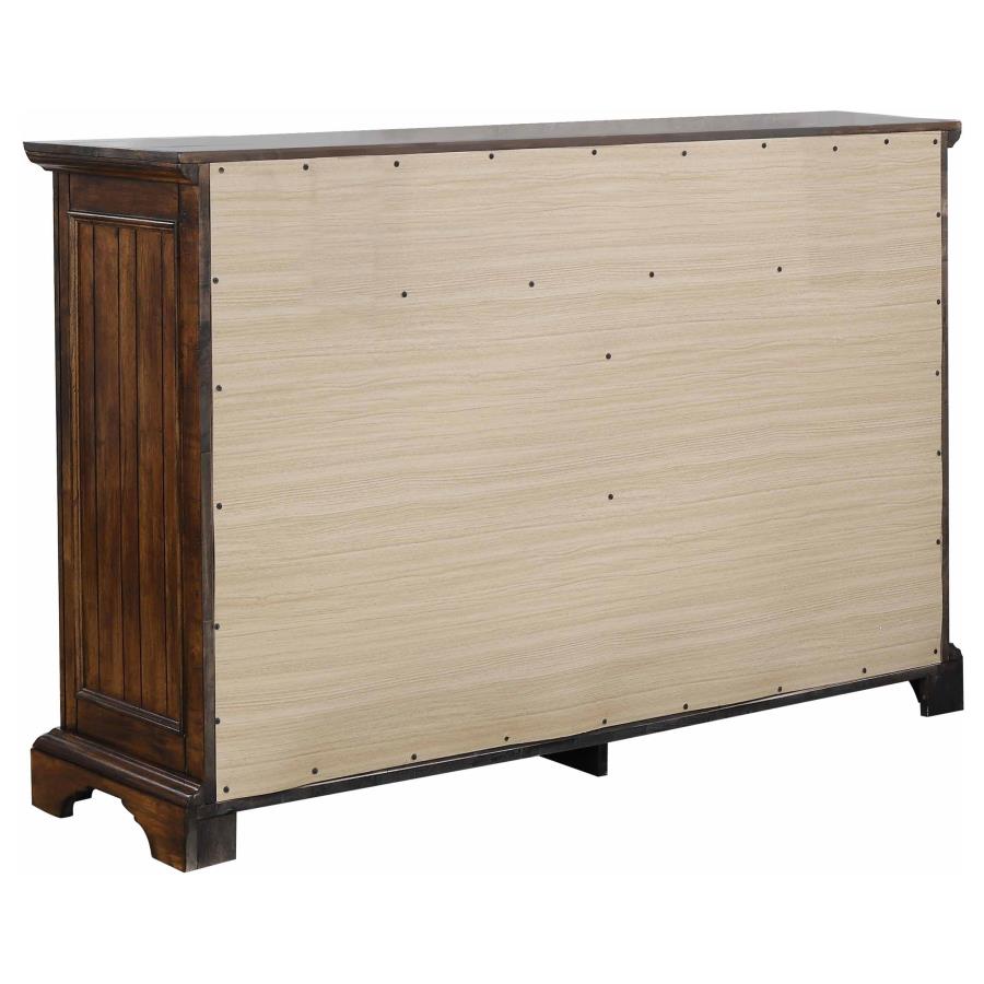 Elk Grove Brown Queen Bed 4 Pc Set - MyWaynesHome #