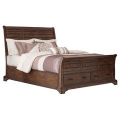 Elk Grove Brown Queen Bed 5 Pc Set - MyWaynesHome #