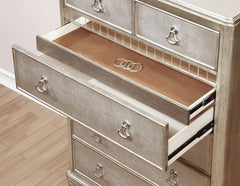 Bling Game Silver Queen Bed 5 Pc Set - MyWaynesHome #