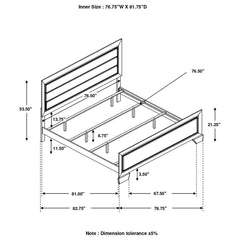 Kauffman Brown Eastern King Bed - MyWaynesHome #