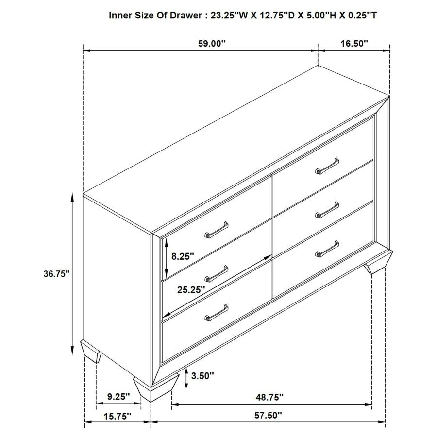 Kauffman Brown Dresser - MyWaynesHome #