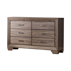 Kauffman Brown Queen Bed 5 Pc Set - MyWaynesHome #