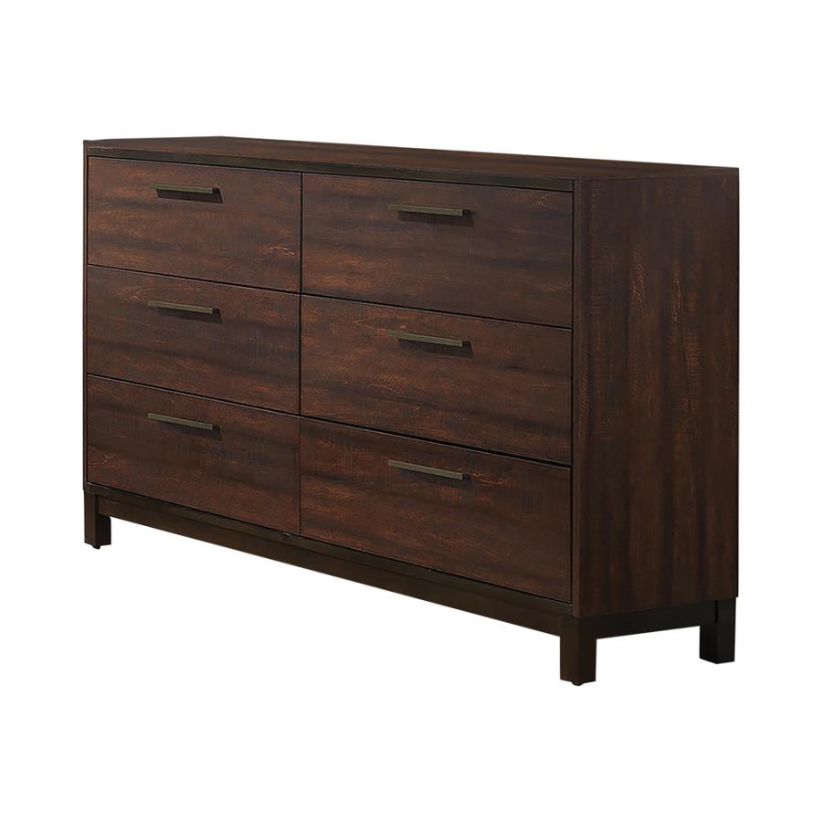 Edmonton Brown Queen Bed 5 Pc Set - MyWaynesHome #