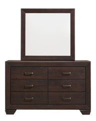 Kauffman Brown Queen Bed 5 Pc Set - MyWaynesHome #