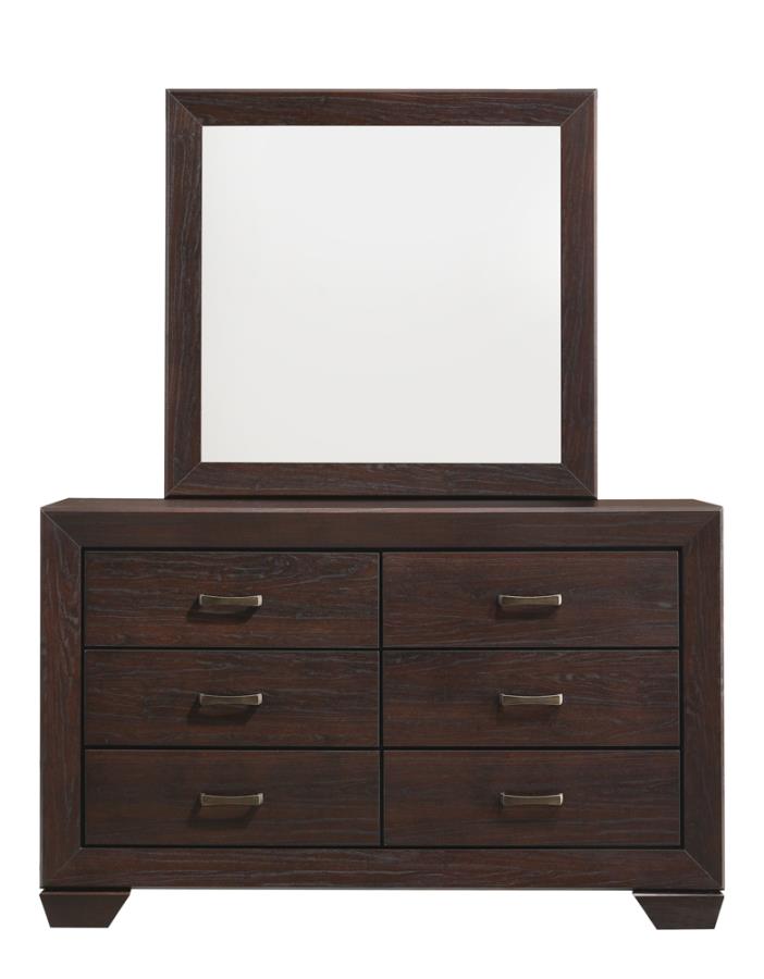 Kauffman Brown Dresser Mirror - MyWaynesHome #
