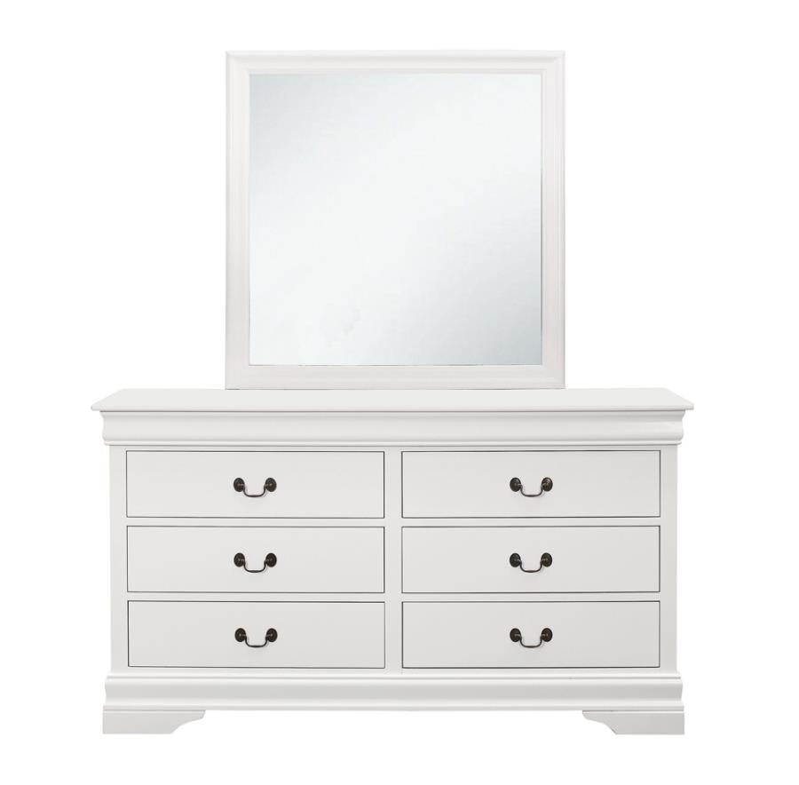 Louis Philippe White Dresser - MyWaynesHome #