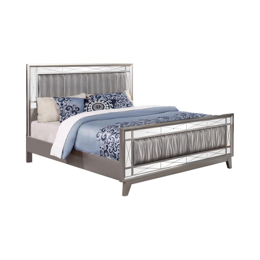 Leighton Silver Queen Bed - MyWaynesHome #