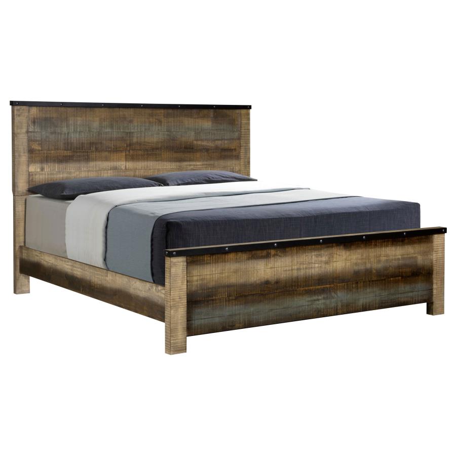 Sembene Brown California King Bed - MyWaynesHome #