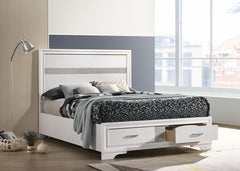 Miranda White Full Storage Bed - MyWaynesHome #