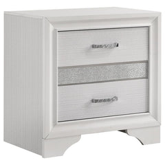 Miranda White Eastern King Bed 4 Pc Set - MyWaynesHome #